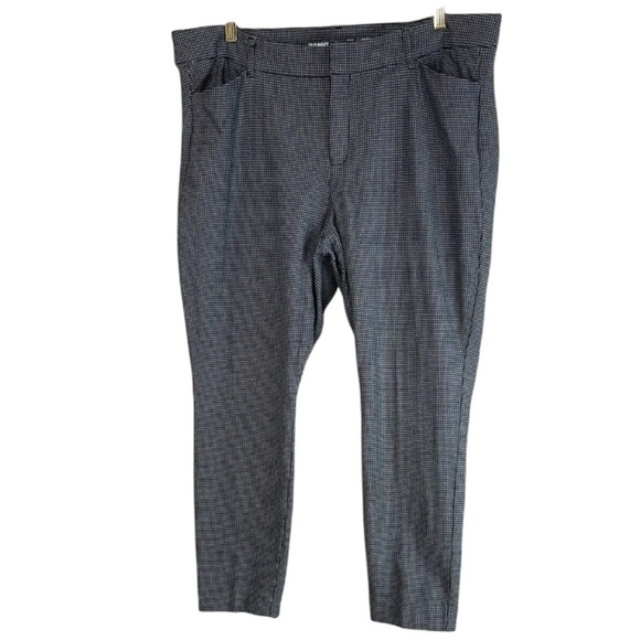 Old Navy Hi-Rise Pixie Skinny Houndstooth Dress Pants SecretSmooth Pockets 18P - Picture 10 of 10